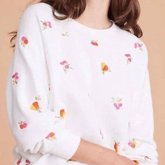 In Search Of - Lou & Grey Fruit Salad crew neck sweatshirt Size Large 🍎 🍒 - Picture 2 of 3